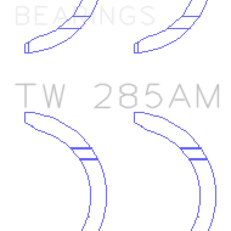 King Engine Bearings GTW285AM - KINGTW285AM - King Engine Bearings 94-01 Toyota 2.4L 2RZ-FE/2.7L 3RZ-FE Thrust Washer Set - Shipped in Europe - Tuningsupply.com