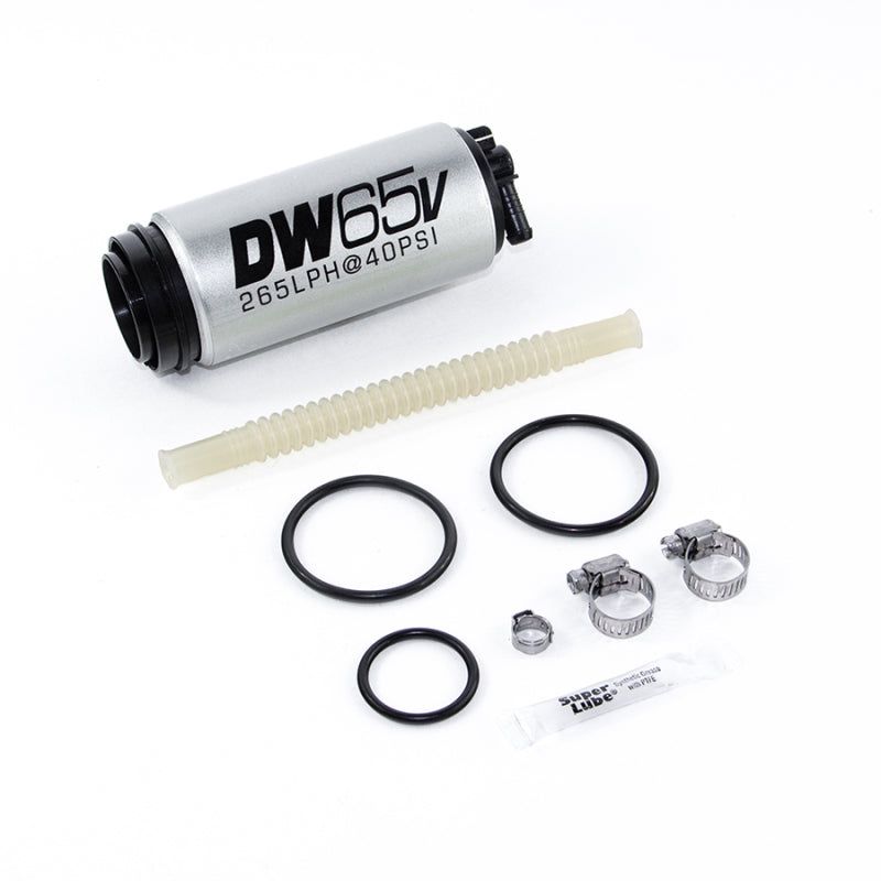 DeatschWerks 9-655-1025 - DWK9-655-1025 - DeatschWerks DW65v Series 265 LPH Compact In-Tank Fuel Pump w/ VW/Audi 1.8T / 3.2 VR6 AWD Set Up Kit - Shipped in Europe - Tuningsupply.com