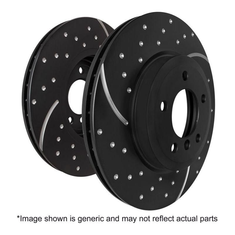 EBC GD1844 - EBCGD1844 - EBC 13+ Audi A6 Quattro 3.0 TD GD Sport Front Rotors - Shipped in Europe - Tuningsupply.com