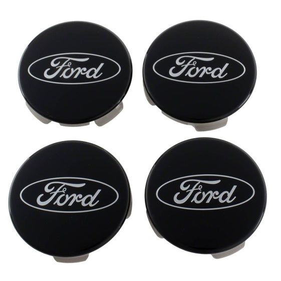 Ford Racing M-1096K-BCT - FRPM-1096K-BCT - Ford Racing Ford Truck/SUV Black And Chrome Wheel Center Cap Kit - Shipped in Europe - Tuningsupply.com