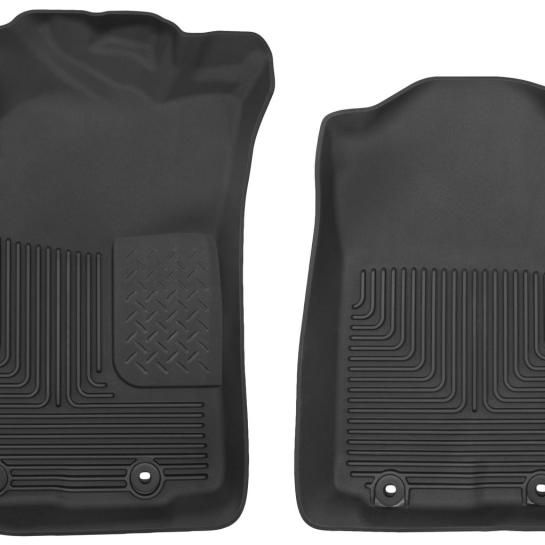 Husky Liners 53701 - HSL53701 - Husky Liners 12-14 Toyota Tacoma Pickup(Crew / Ext / Std Cab) X-Act Contour Black Front Floor Liners - Shipped in Europe - Tuningsupply.com