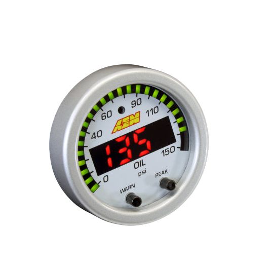 AEM 30-0307 - AEM30-0307 - AEM X-Series 0-150 Oil Pressure Gauge Kit - Shipped in Europe - Tuningsupply.com