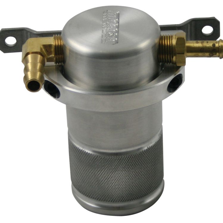 Moroso 85600 - MOR85600 - Moroso 90-05 Mazda Miata Air/Oil Separator Catch Can - Small Body - Billet Aluminum - Shipped in Europe - Tuningsupply.com