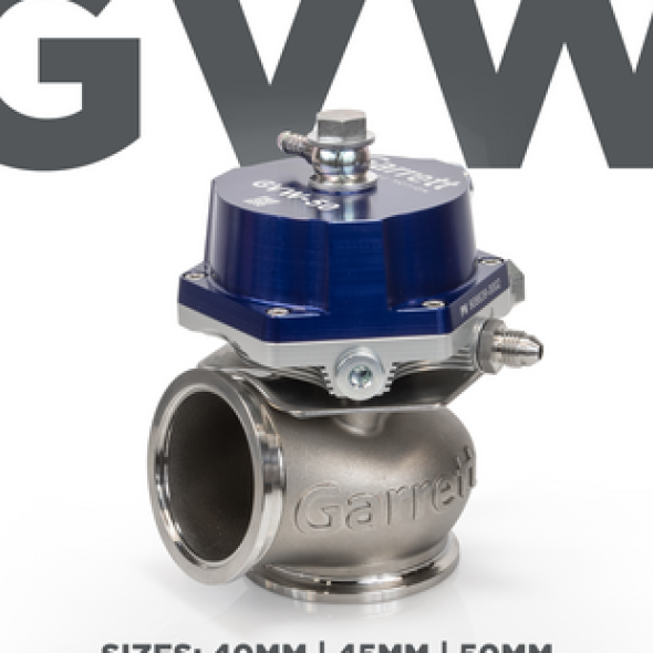 Garrett 908828-0002 - GRT908828-0002 - Garrett GVW-45 45mm Wastegate Kit - Blue - Shipped in Europe - Tuningsupply.com