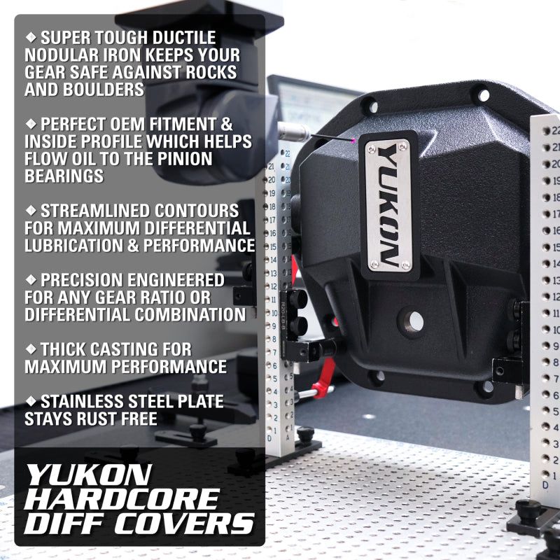 Yukon Gear & Axle YHCC-C9.25 - YUKYHCC-C9.25 - Yukon Gear Hardcore Nodular Iron Cover for Chrysler 9.25in Rear Differential - Shipped in Europe - Tuningsupply.com