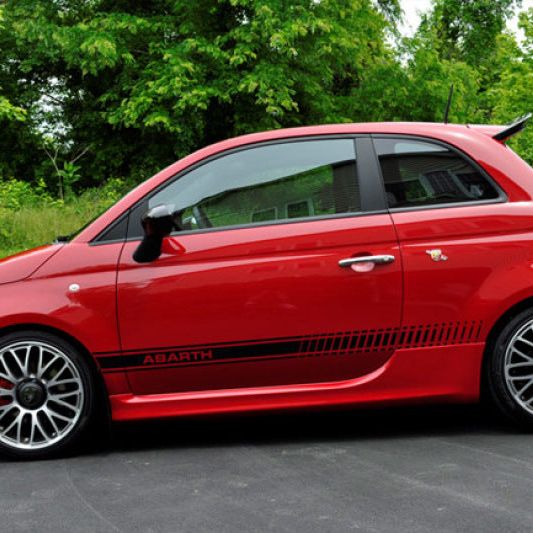 Rally Armor MF25-UR-BLK/RD - RALMF25-UR-BLK/RD - Rally Armor 12-18 Fiat 500 Black UR Mud Flap w/Red Logo - Shipped in Europe - Tuningsupply.com