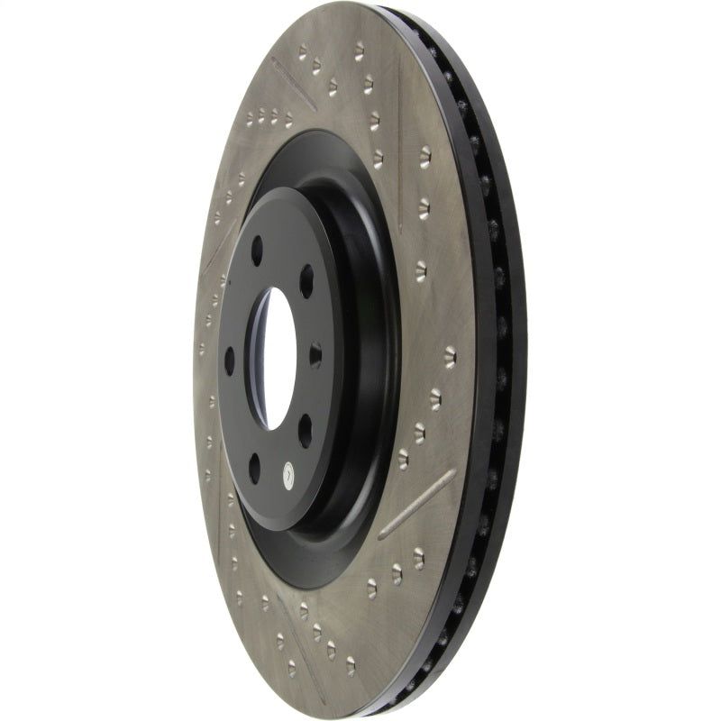 Stoptech 127.33137L - STO127.33137L - StopTech Slotted & Drilled Sport Brake Rotor - Shipped in Europe - Tuningsupply.com