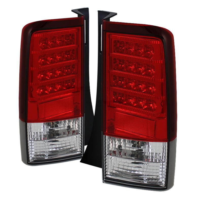SPYDER 5042750 - SPY5042750 - Spyder Scion XB 03-07 Version 2 LED Tail Lights Red Clear ALT-YD-TSXB03-LED-V2-RC - Shipped in Europe - Tuningsupply.com