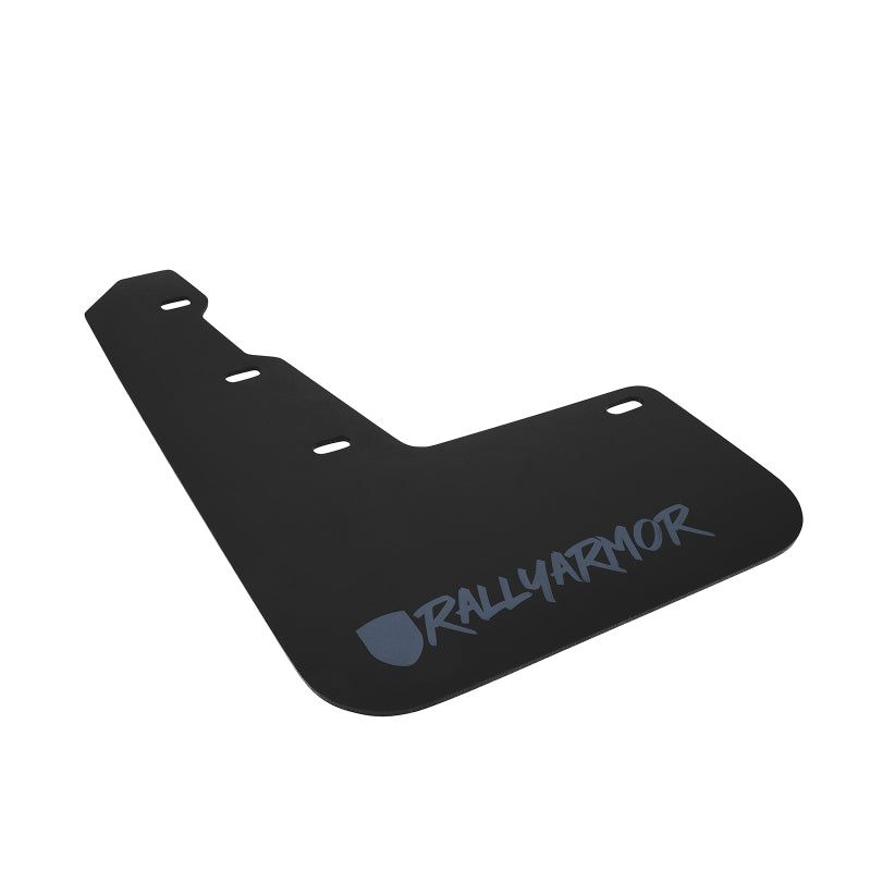 Rally Armor MF32-UR-BLK/GRY-X - RALMF32-UR-BLK/GRY-X - Rally Armor 15-21 Subaru WRX/STI Black Mud Flap Grey Altered Font Logo - Shipped in Europe - Tuningsupply.com