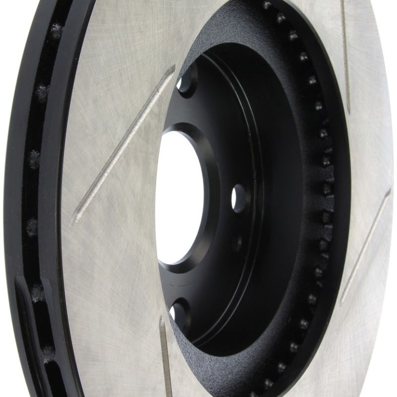 Stoptech 126.45061SR - STO126.45061SR - StopTech Power Slot 01-05 Mazda Miata Sport Suspension/Turbo SportStop Slotted Front Right Rotor - Shipped in Europe - Tuningsupply.com