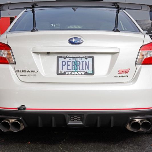 Perrin Performance PSP-BDY-252BK - PERPSP-BDY-252BK - PERRIN 15-21 Subaru WRX/STI Tow Hook Kit (Rear) - Black - Shipped in Europe - Tuningsupply.com