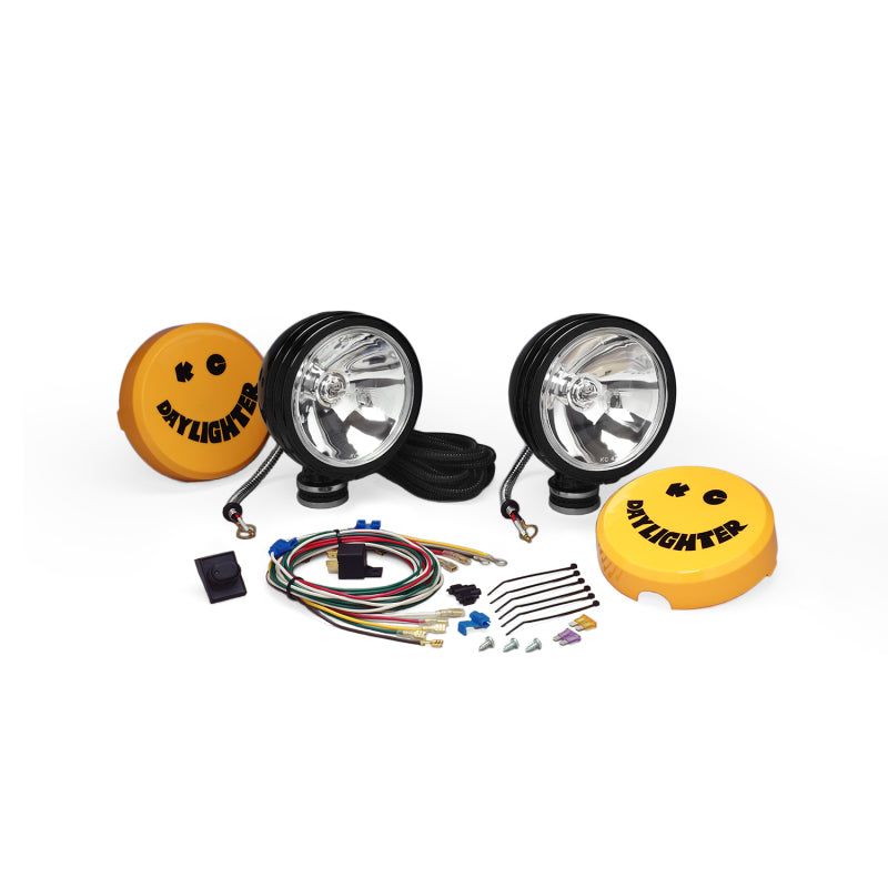 KC HiLiTES 238 - KCL238 - KC HiLiTES Daylighter 6in. Halogen Light 100w Spot Beam (Pair Pack System) - Black SS - Shipped in Europe - Tuningsupply.com