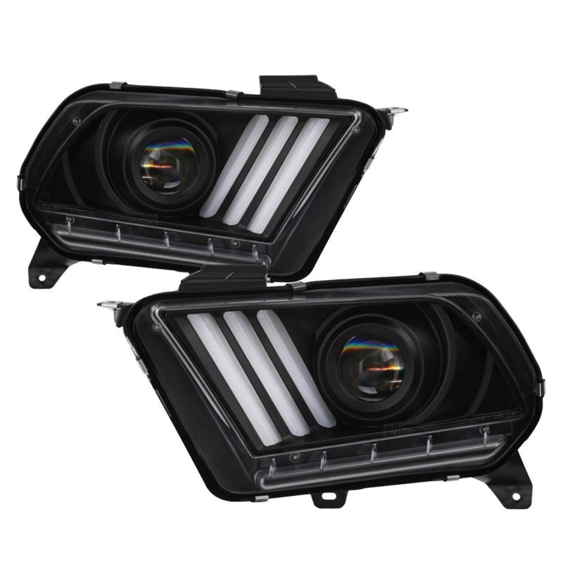 SPYDER 5084569 - SPY5084569 - Spyder Ford Mustang 10-13 Projector Headlights - HID Model Only - Black PRO-YD-FM2010V2-HID-BK - Shipped in Europe - Tuningsupply.com
