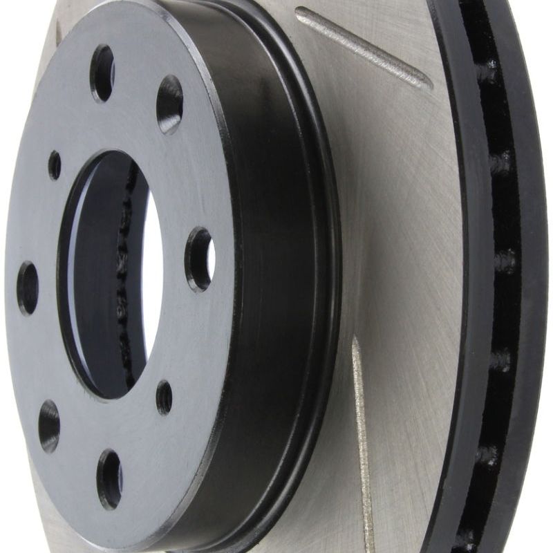 Stoptech 126.40023SR - STO126.40023SR - StopTech Power Slot 93-00 Honda Civic DX w/ Rr Drum Brakes Front Right Rotor - Shipped in Europe - Tuningsupply.com
