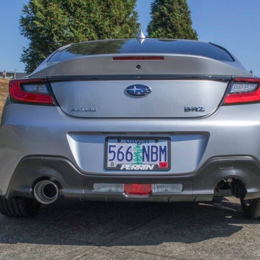Perrin Performance PSP-EXT-368BR - PERPSP-EXT-368BR - PERRIN 22-25 Subaru BRZ / Toyota GR86 Axle Back Exhaust SS (Single Side Exit w/Helmholtz Chamber) - Shipped in Europe - Tuningsupply.com