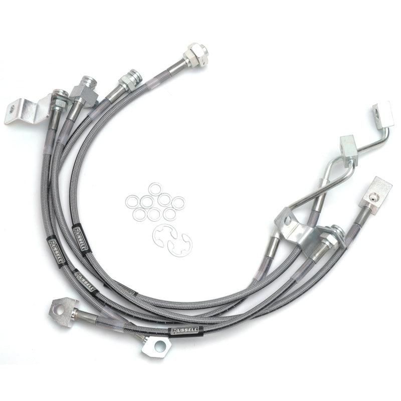 Russell 696490 - RUS696490 - Russell Performance 99-06 Ford Excursion 4WD with 4in-5.5in lift Brake Line Kit - Shipped in Europe - Tuningsupply.com