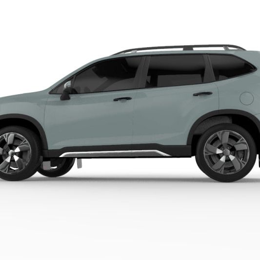 Rally Armor MF52-UR-BLK/GRY - RALMF52-UR-BLK/GRY - Rally Armor 19-21 Subaru Forester Black UR Mud Flap w/ Grey Logo - Shipped in Europe - Tuningsupply.com