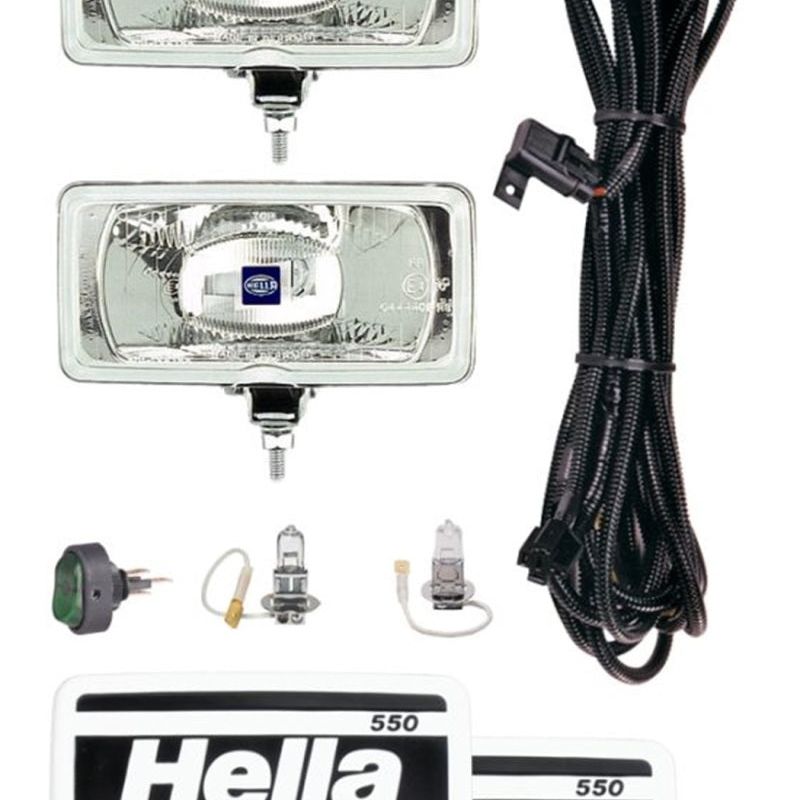 Hella LA005700691 - HELLA005700691 - Hella 550 Series 12V/55W Halogen Driving Lamp Kit - Shipped in Europe - Tuningsupply.com