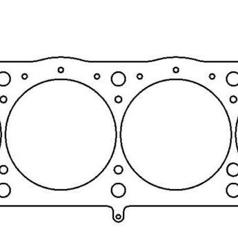 Cometic Gasket C5511-040 - CGSC5511-040 - Cometic Ford 289/302/351 4.03in NONSVO .040 thick MLS Head Gasket - Shipped in Europe - Tuningsupply.com