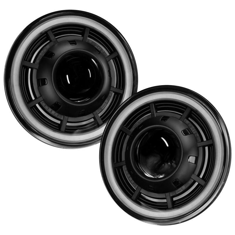 ORACLE Lighting 5876-023 - ORL5876-023 - ORACLE Lighting 0718 Jeep Wrangler JK Oculus 7in Switchback Bi-LED Projector Headlights - Shipped in Europe - Tuningsupply.com