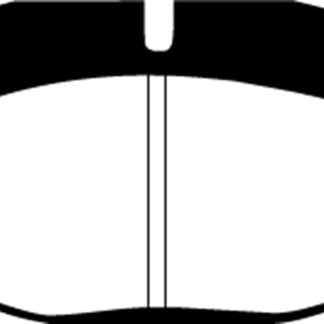 EBC DP2325 - EBCDP2325 - EBC 89-95 Lotus Elan (M100) 1.6 Turbo Greenstuff Front Brake Pads - Shipped in Europe - Tuningsupply.com
