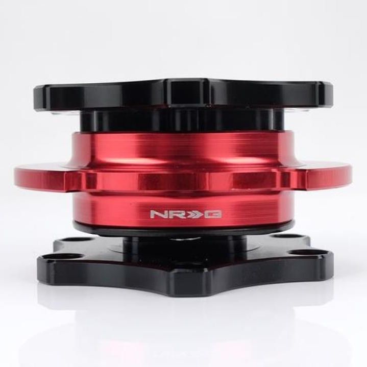 NRG SRK-R200BK-RD - NRGSRK-R200BK-RD - NRG Quick Release SFI SPEC 42.1 - Shinny Black Body / Red Shinny Ring - Shipped in Europe - Tuningsupply.com