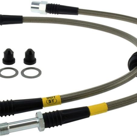 Stoptech 950.33516 - STO950.33516 - StopTech 09 Audi A4 Sedan / 08-10 A5-S5 Rear Stainless Steel Brake Line Kit - Shipped in Europe - Tuningsupply.com