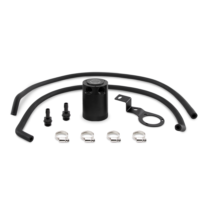 Mishimoto MMBCC-WRX-15PBE - MISMMBCC-WRX-15PBE - Mishimoto 15-16 Subaru WRX PVC Side Baffled Oil Catch Can - Black - Shipped in Europe - Tuningsupply.com