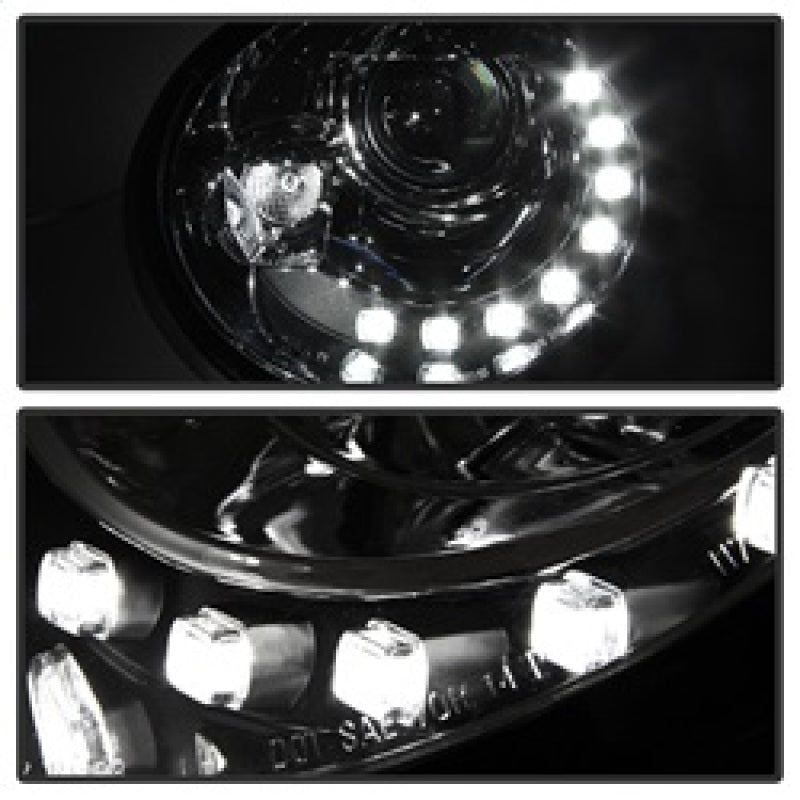 SPYDER 5080554 - SPY5080554 - Spyder Volkswagen Beetle 1998-2005 Projector Headlights DRL Chrome PRO-YD-VB98-DRL-C - Shipped in Europe - Tuningsupply.com