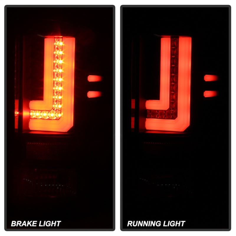 SPYDER 5080707 - SPY5080707 - Spyder GMC Sierra 14-16 LED Tail Lights Black Smoke ALT-YD-GS14-LBLED-BSM - Shipped in Europe - Tuningsupply.com