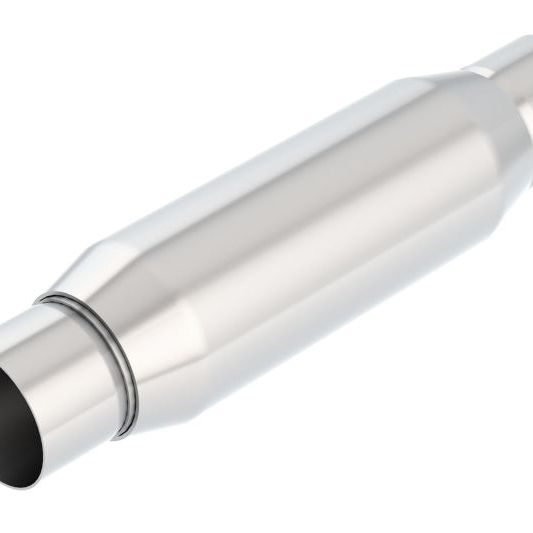 Borla 400937 - BOR400937 - Borla CrateMuffler Resonator Option 2.25in Center/Center 3.5in Round x 10in - Shipped in Europe - Tuningsupply.com