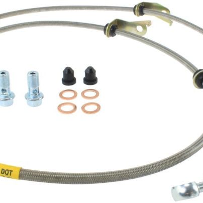 Stoptech 950.44029 - STO950.44029 - StopTech 11-17 Lexus CT200h Stainless Steel Front Brake Lines - Shipped in Europe - Tuningsupply.com