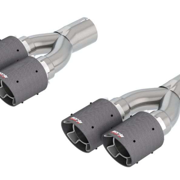 Borla 60673CF - BOR60673CF - Borla 2018 Grand Cherokee Trackhawk 6.2L V8 AT AWD 4DR 3in Carbon Fiber Tip Kit - Shipped in Europe - Tuningsupply.com