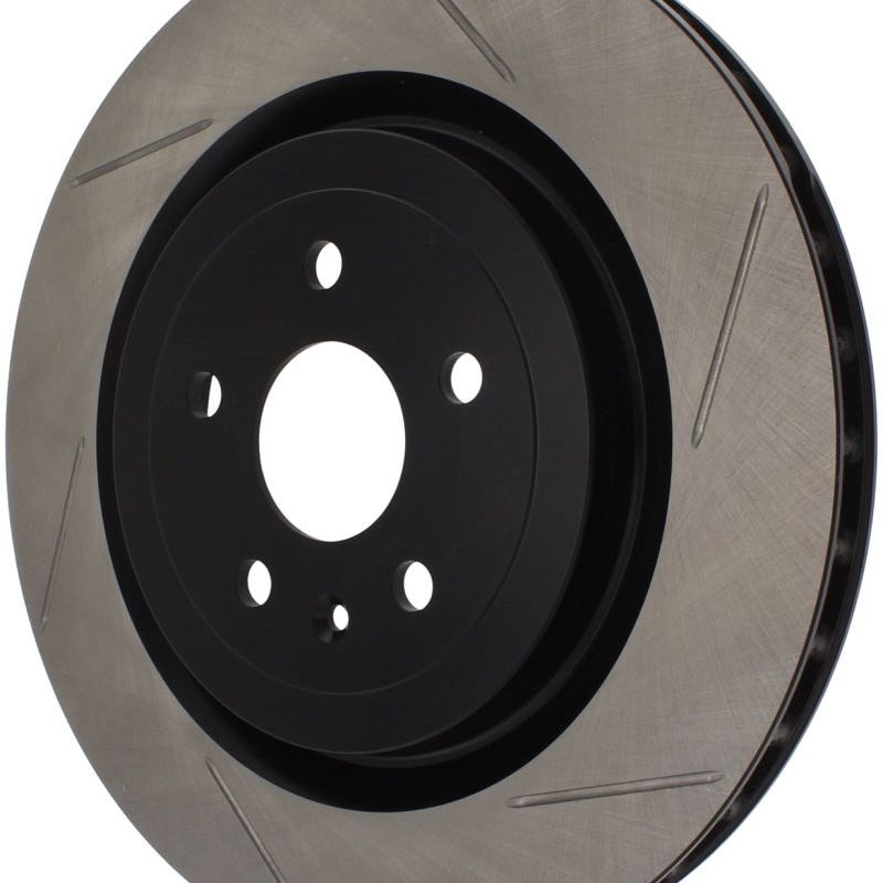 Stoptech 126.62119SL - STO126.62119SL - StopTech Power Slot 10 Camaro SS 8cyl Rear Left Slotted Rotor - Shipped in Europe - Tuningsupply.com