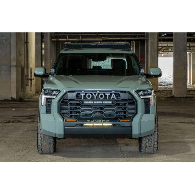 Diode Dynamics DD7413 - DIODD7413 - Diode Dynamics 2022 Toyota Tundra Stealth Bumper Light Bar Kit - Amber Combo - Shipped in Europe - Tuningsupply.com