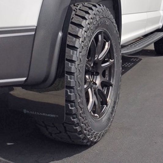 Rally Armor MF53-UR-BLK/DGRY - RALMF53-UR-BLK/DGRY - Rally Armor 17-20 Ford F-150 Raptor Gen 2 Black UR Mud Flap w/Dark Grey Logo - Shipped in Europe - Tuningsupply.com