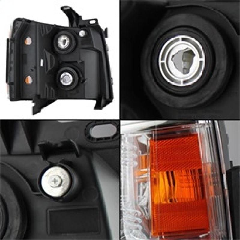 SPYDER 5076984 - SPY5076984 - xTune Chevy Silverado 07-13 Crystal Headlights Chrome HD-JH-CS07-AM-C - Shipped in Europe - Tuningsupply.com