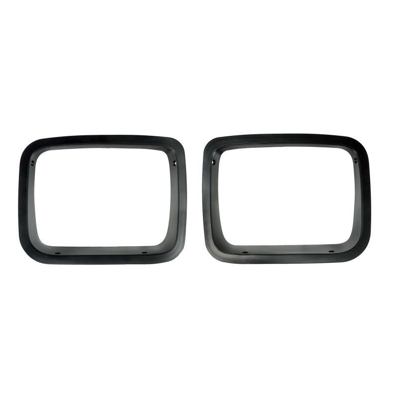 Rugged Ridge 12419.24 - RUG12419.24 - Rugged Ridge Headlight Bezels Black 87-95 Jeep Wrangler YJ - Shipped in Europe - Tuningsupply.com