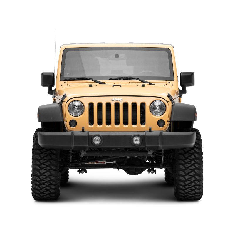 Raxiom J127017 - RAXJ127017 - Raxiom 07-18 Jeep Wrangler JK Axial Series LED Turn Signals w/ Halo (Smoked) - Shipped in Europe - Tuningsupply.com