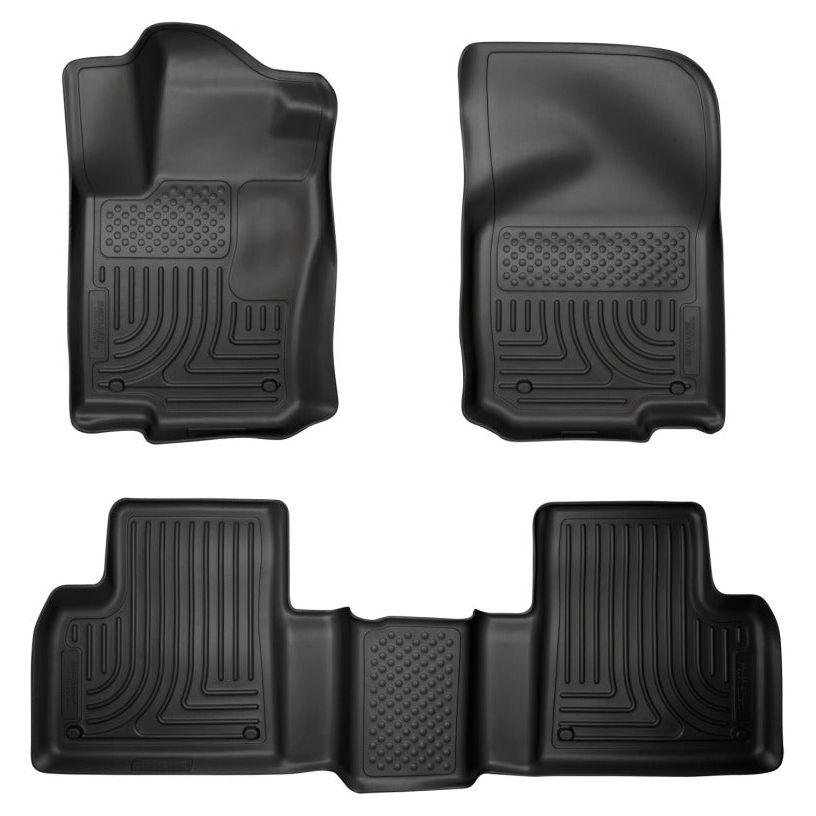 Husky Liners 98981 - HSL98981 - Husky Liners 2012 Mercedes ML350 WeatherBeater Combo Black Floor Liners - Shipped in Europe - Tuningsupply.com