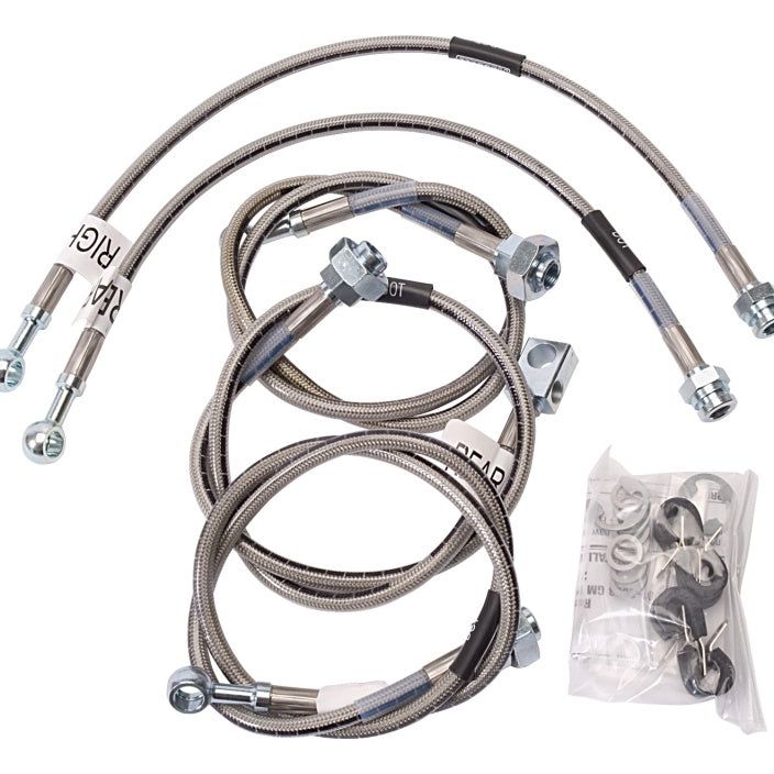 Russell 695770 - RUS695770 - Russell Performance 01-06 GM Silverado/Sierra HD (All) (Also fits Rancho) Brake Line Kit - Shipped in Europe - Tuningsupply.com