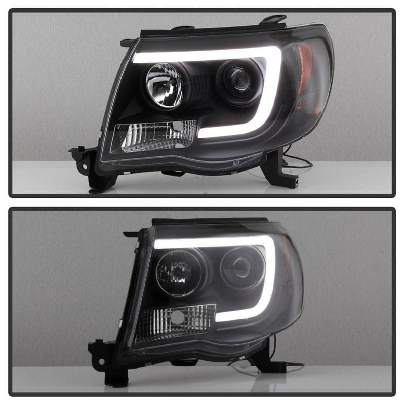 SPYDER 5084514 - SPY5084514 - Spyder Toyota Tacoma 05-11 Projector Headlights - Light Bar DRL - Black PRO-YD-TT05V2-LB-BK - Shipped in Europe - Tuningsupply.com