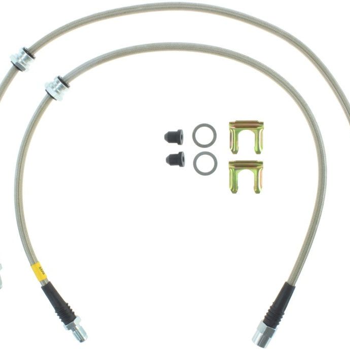 Stoptech 950.34032 - STO950.34032 - StopTech 2012 BMW 335i Front SS Brake Lines - Shipped in Europe - Tuningsupply.com