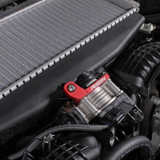 Perrin Performance PSP-ITR-331RD - PERPSP-ITR-331RD - PERRIN 22-25 Subaru WRX / 19-25 Ascent / 20-25 Outback & Legacy Turbo TMIC Bracket - Red - Shipped in Europe - Tuningsupply.com