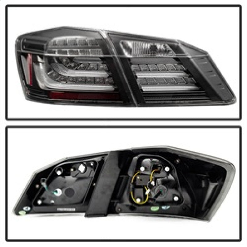SPYDER 5082053 - SPY5082053 - Spyder Honda Accord 2013-2015 4DR LED Tail Lights - Black ALT-YD-HA13LED-LED-BK - Shipped in Europe - Tuningsupply.com