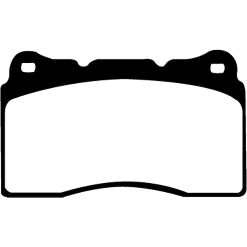 EBC DP41210R - EBCDP41210R - EBC 17-21 Honda Civic Type-R (FK8) Yellowstuff Front Brake Pads - Shipped in Europe - Tuningsupply.com