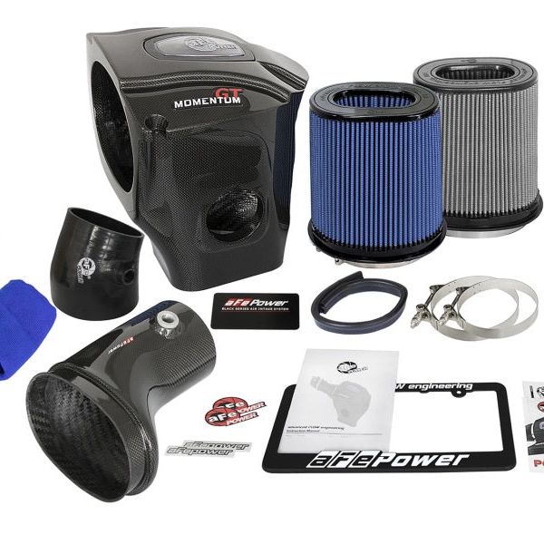 aFe 52-72205-CF - AFE52-72205-CF - aFe Momentum GT Black Series Carbon Fiber CAIS 2017 Dodge Challenger/Charger SRT Hellcat V8-6.2L(sc) - Shipped in Europe - Tuningsupply.com