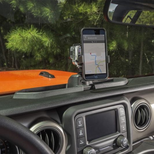 Rugged Ridge 13551.23 - RUG13551.23 - Rugged Ridge Dash Multi-Mount w/Phone Holder 18-20 Jeep JL/JT - Shipped in Europe - Tuningsupply.com