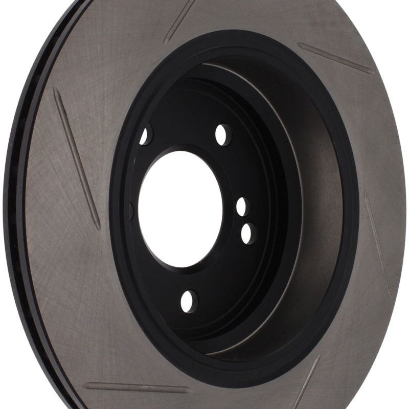 Stoptech 126.34054SL - STO126.34054SL - StopTech Power Slot 01-07 BMW M3 (E46) / 00-04 BMW M5 (E39) Rear Left Slotted Rotor - Shipped in Europe - Tuningsupply.com