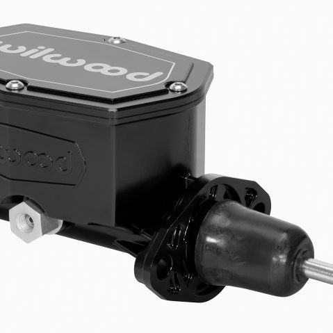 Wilwood 260-15540-BK - WIL260-15540-BK - Wilwood Compact Tandem Master Cylinder - 1in Bore - w/Pushrod (Black) - Shipped in Europe - Tuningsupply.com